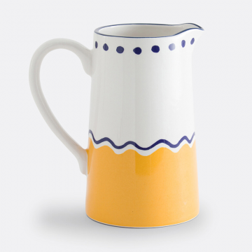 Графин из фаянса с принтом Olympe  единый размер желтый