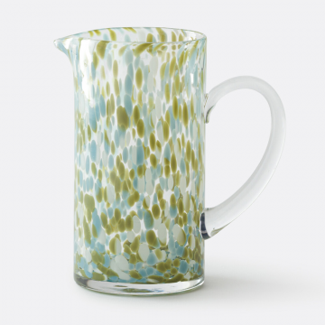 Графин из стекла с крапчатым узором Dotio  единый размер зеленый