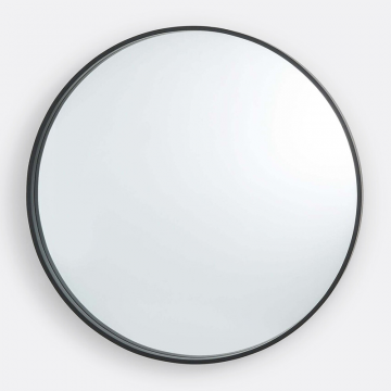 Зеркало круглое 80 см Alaria  единый размер черный