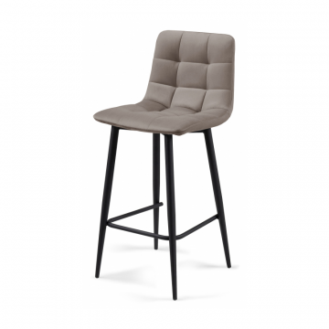 Комплект стульев полубарных Симпл 2 шт латте / черный