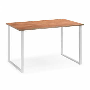 Деревянный стол Лиман 140 x 80 дуб крафт золотой / белый матовый