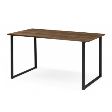 Деревянный стол Лиман 117 х 77 дуб крафт табачный / черный матовый