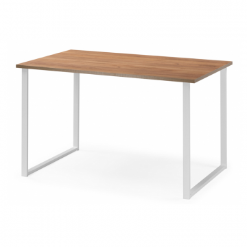 Деревянный стол Лиман 117 x 77 дуб крафт золотой / белый матовый