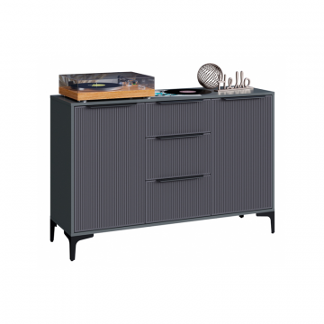 Комод Иадама графит / графит софт