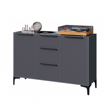 Комод Иадама графит / графит софт