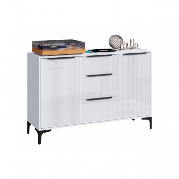 Комод Иадама белый / белый глянец