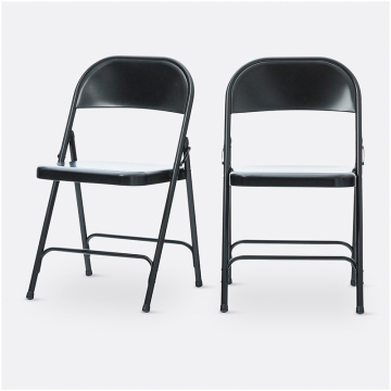Комплект из двух стульев складных Peseta  единый размер черный