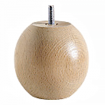 Комплект из 4 ножек с шарообразным основанием высота 8 см  единый размер каштановый