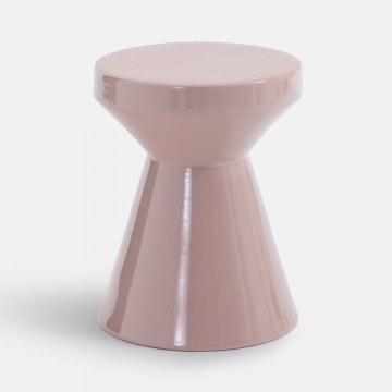 Стол диванный или тумба прикроватная из керамики Matmat  единый размер розовый