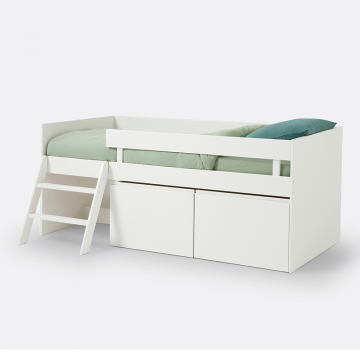 Кровать средней высоты Roxana  90 x 190 см белый