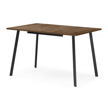 Деревянный стол Кортни 117 (157) x 77 дуб крафт табачный / черный матовый