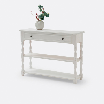 Консоль с точеными ножками Nottingham  единый размер белый