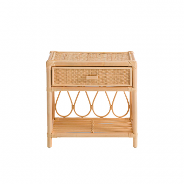 Прикроватная тумба из ротанга Kiara бежевый