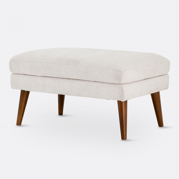 Пуф из вельвета Smon  единый размер бежевый