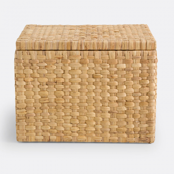 Сундук из водного гиацинта Odura  единый размер бежевый