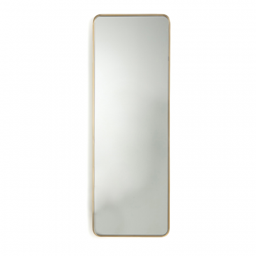 Зеркало с отделкой металлом В120 см Iodus  единый размер желтый
