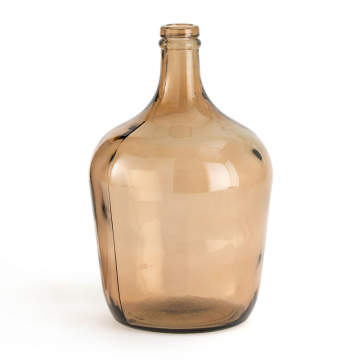 Ваза-бутыль из стекла Izolia  единый размер каштановый