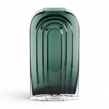 Ваза из стекла В25 см Arkenvia  единый размер зеленый