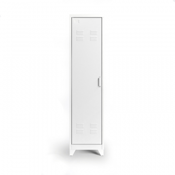 Гардероб американский металлический Hiba белый