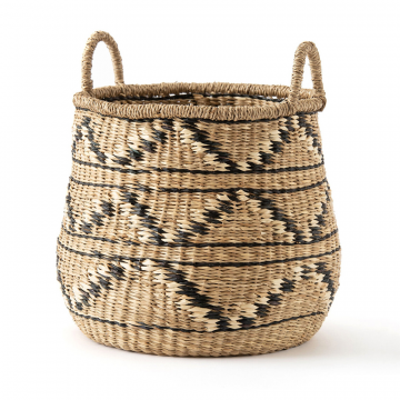 Корзина круглая из морского тростника Zac  единый размер бежевый