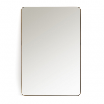 Зеркало прямоугольное из металла В120 см Iodus  единый размер желтый