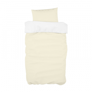 Постельное бельё в детскую кроватку (молочный, сатин)