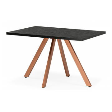 Деревянный стол Keon T32 116(155)x77 раздвижной малави / медь