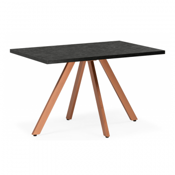 Деревянный стол Keon T32 116(155)x77 раздвижной малави / медь