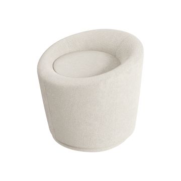 Пуф E5.3 (молочный, рогожка)