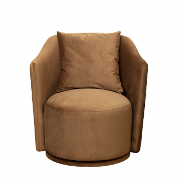 Кресло Verona Basic/VD вращающееся велюр коричн. Colt004-KOR 70*77*80см