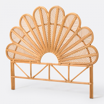 Изголовье кровати из ротанга Paoni  160 см бежевый