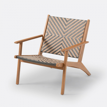 Кресло низкое садовое Balia  единый размер черный