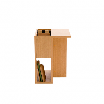 Прикроватная тумба с нишами для хранения Essena бежевый