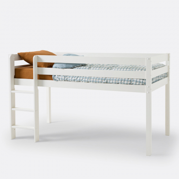 Кровать с возвышением Mirka  90 x 190 см белый