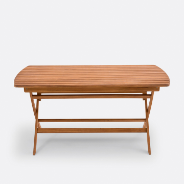 Стол для сада складной из акации Palera  единый размер бежевый