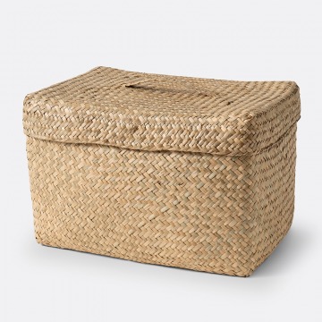 Корзина с крышкой Kotak  единый размер бежевый