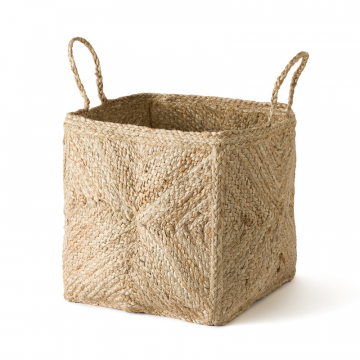 Корзина плетеная из джута Jutlo  единый размер бежевый