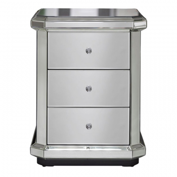 Тумба прикроватная зеркальная 50*43*65см