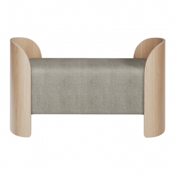 Банкетка Lagom 2 120 см (капучино, натуральный дуб)