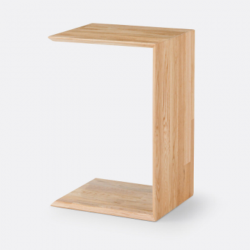 Столик диванный из дуба Hiba  единый размер каштановый