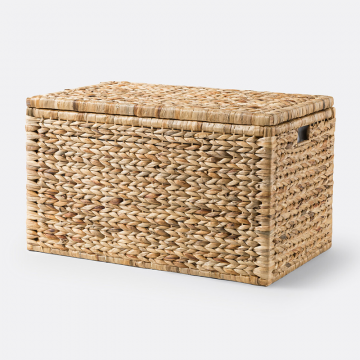 Сундук из водного гиацинта Semra  единый размер бежевый