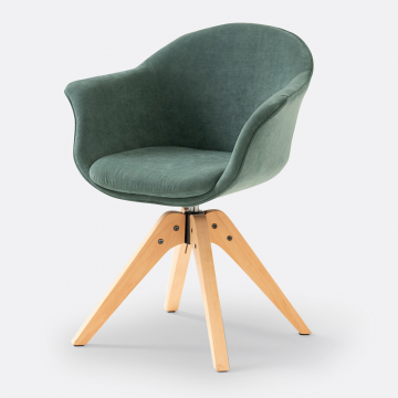 Кресло офисное вращающееся QUILDA  единый размер зеленый