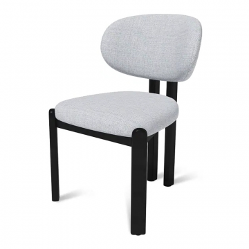 Стул Galloti, бук черный, рогожка wellton 990