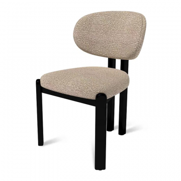 Стул Galloti, бук черный, букле noble 420