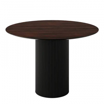 Стол круглый Nolan 100, шпон