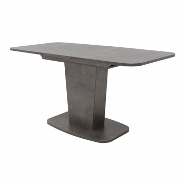 Стол на тумбе раскладной Рондо-2 камень темный