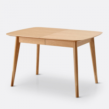 Стол обеденный раздвижной на 4-10 персон Biface  10 персоны бежевый