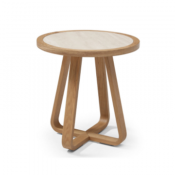 Стол журнальный Malta (50), керамика/ясень