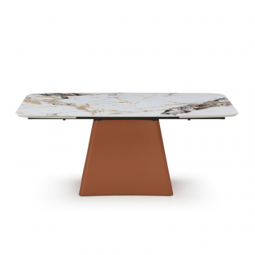 Стол раскладной Martina 180-266, керамика/коричневый