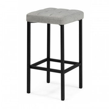 Полубарный стул Лофт мадера 20 / черный матовый